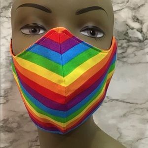 Rainbow Cotton Face Mask